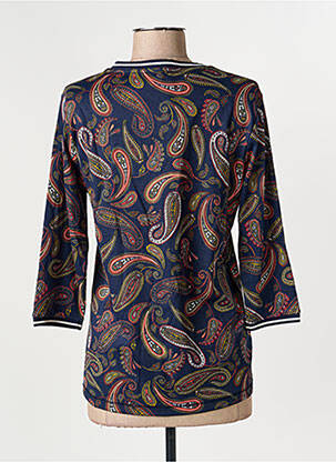 T-shirt manches 3/4 manches 3/4 bleu OLSEN femme