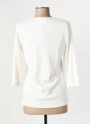 T-shirt manches 3/4 manches 3/4 blanc OLSEN femme