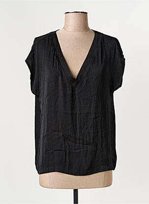 Top manches courtes manches courtes noir LPB femme