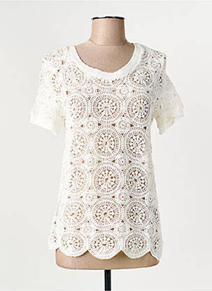 T-shirt blanc C'EST BEAU LA VIE femme