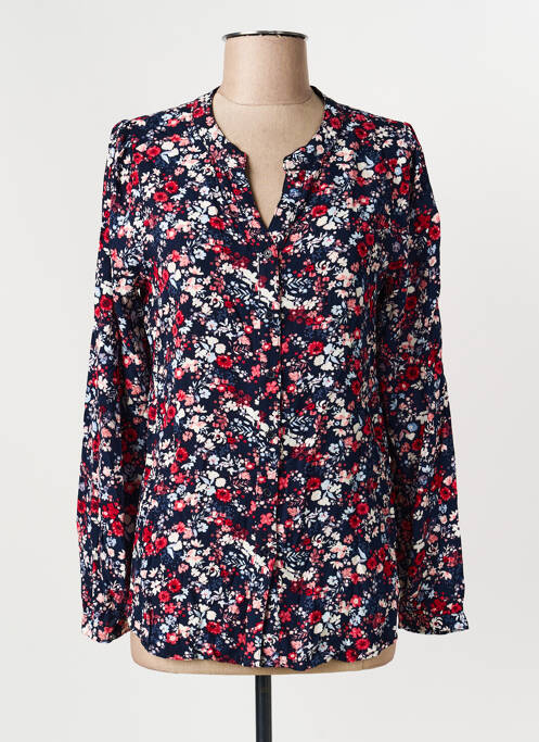 Blouse imprimé fleurs manches longues noir JENSEN femme