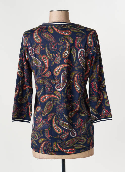 T-shirt manches 3/4 manches 3/4 bleu OLSEN femme