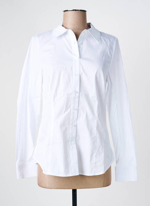 Chemisier coupe cintrée manches longues blanc OLSEN femme