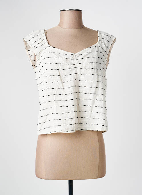 Top blanc SYSTEMACTION femme