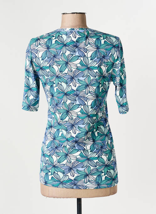 T-shirt coupe cintrée manches courtes bleu OLSEN femme