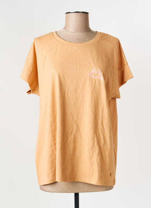 T-shirt orange C'EST BEAU LA VIE femme