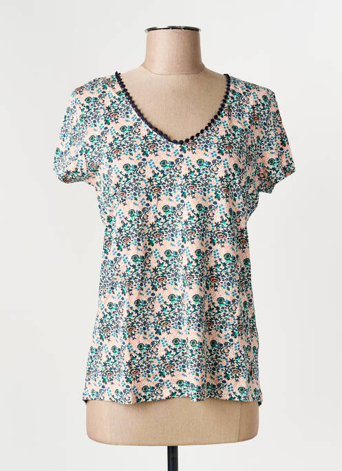 T-shirt vert C'EST BEAU LA VIE femme