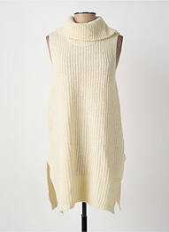 Pull sans manche beige JENSEN femme