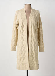 Gilet manches longues manches longues beige GARCIA femme
