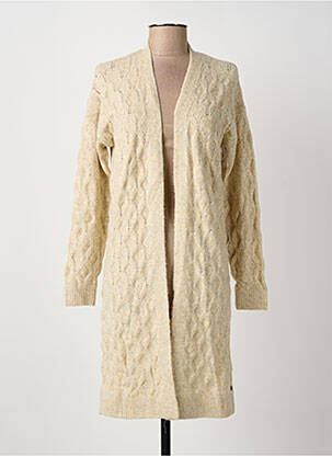 Gilet manches longues manches longues beige GARCIA femme