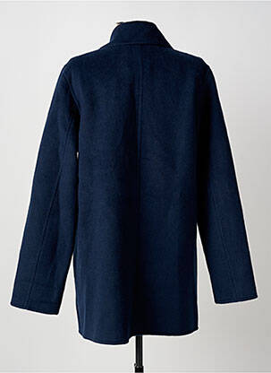 Manteau court coupe droite sans capuche bleu OLSEN femme