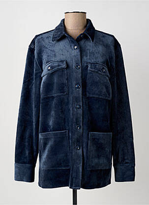 Veste casual coupe droite bleu OLSEN femme
