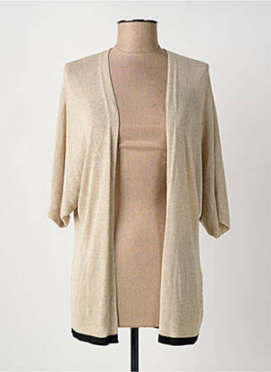 Gilet manches courtes manches courtes beige PAZ TORRAS femme
