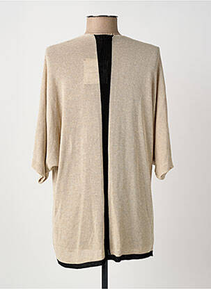 Gilet manches courtes manches courtes beige PAZ TORRAS femme