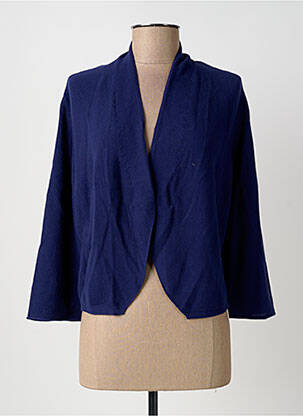 Gilet manches longues manches longues bleu OLSEN femme