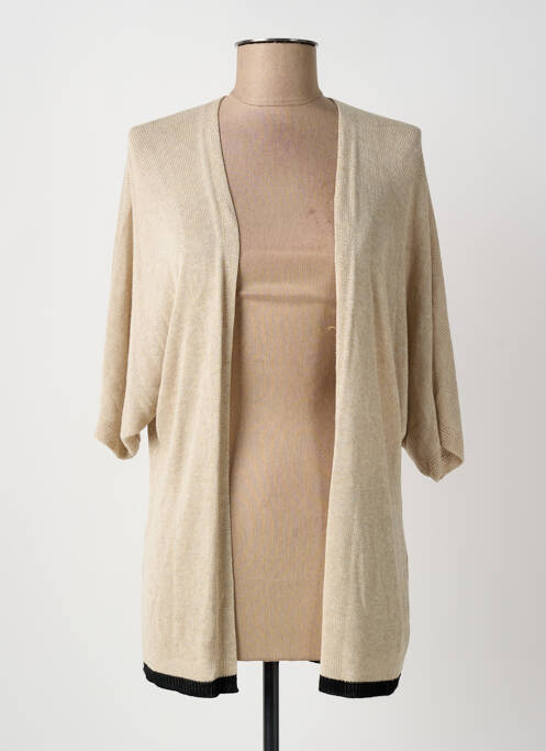 Gilet manches courtes beige PAZ TORRAS femme