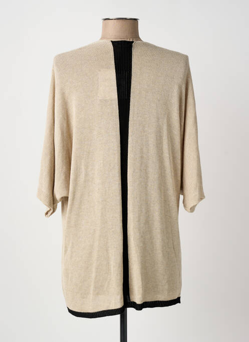 Gilet manches courtes beige PAZ TORRAS femme