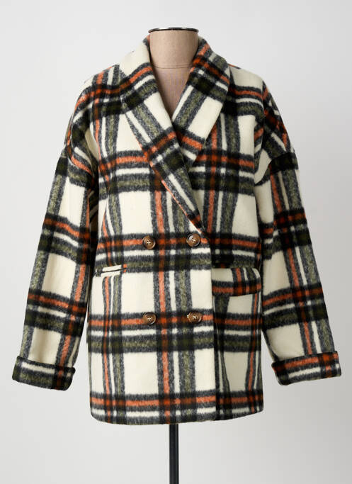 Manteau court beige LPB femme