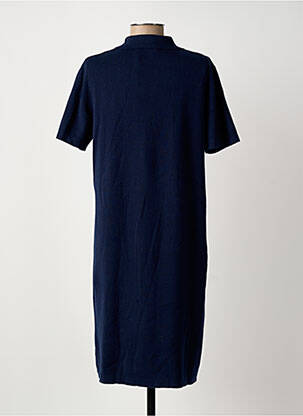 Robe mi-longue manches courtes manches courtes bleu OLSEN femme