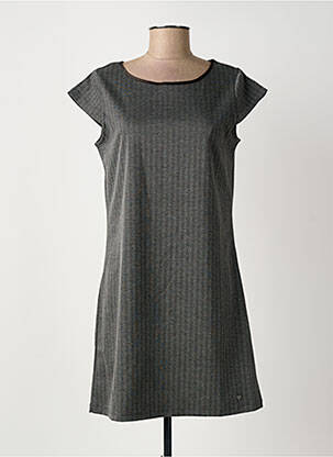 Robe courte manches courtes manches courtes gris LES P'TITES BOMBES femme