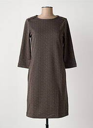 Robe courte manches 3/4 manches 3/4 gris GARCIA femme