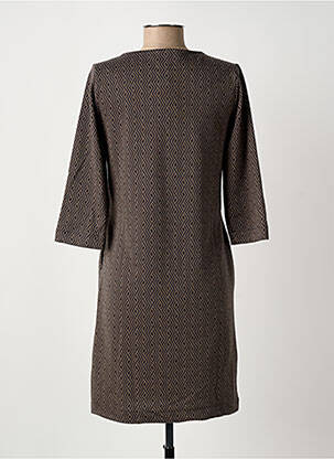 Robe courte manches 3/4 manches 3/4 gris GARCIA femme