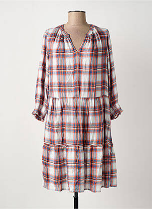 Robe mi-longue orange JENSEN femme