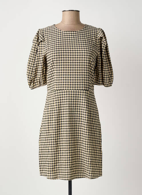 Robe courte beige SYSTEMACTION femme