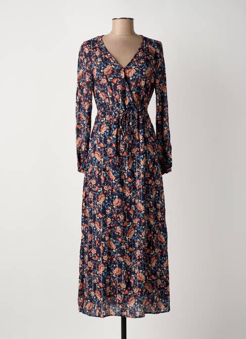 Robe longue bleu C'EST BEAU LA VIE femme