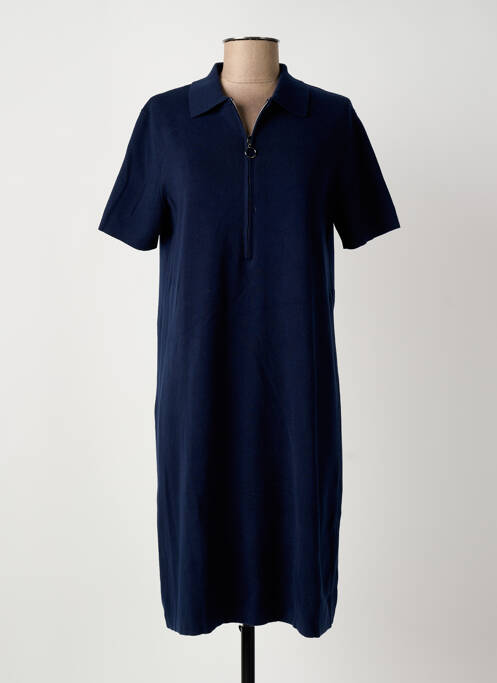 Robe mi-longue manches courtes manches courtes bleu OLSEN femme