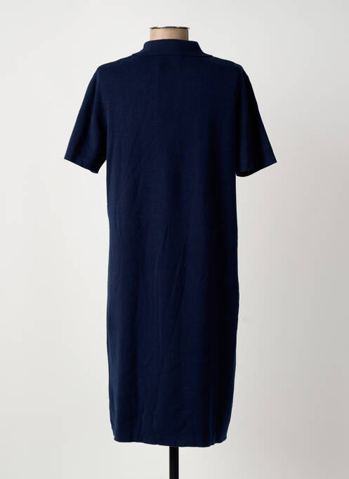 Robe mi-longue manches courtes manches courtes bleu OLSEN femme