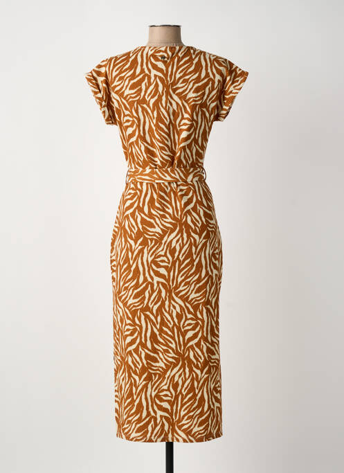 Robe mi-longue marron GARCIA femme