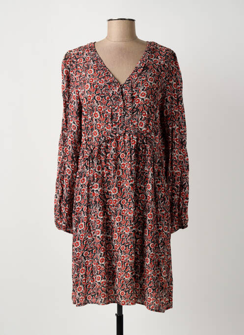 Robe mi-longue noir C'EST BEAU LA VIE femme