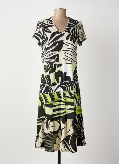 Robe mi-longue noir OLSEN femme