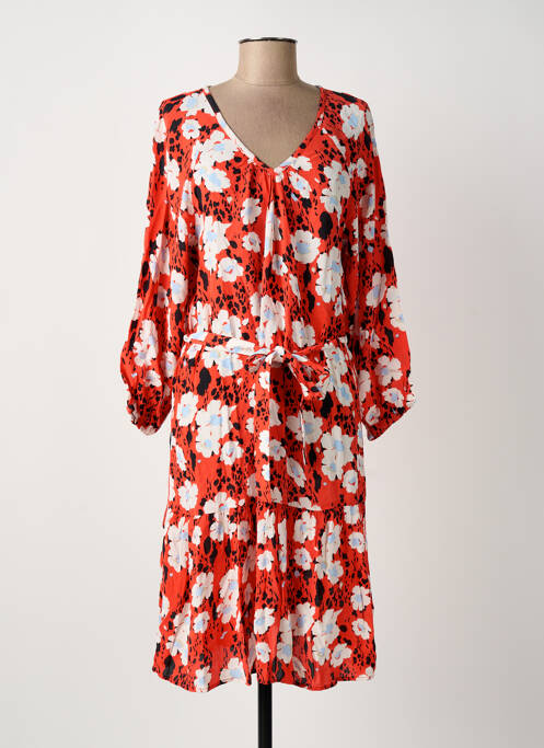 Robe mi-longue orange GARCIA femme