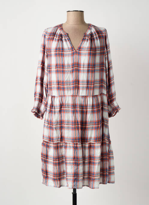 Robe mi-longue orange JENSEN femme