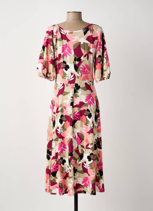 Robe mi-longue rose JENSEN femme