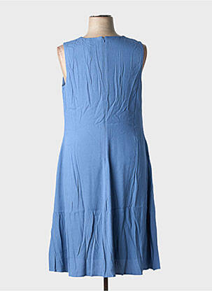 Robe mi-longue sans manche sans manche bleu SHEEGO femme