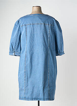 Tunique manches courtes coupe cintrée bleu SHEEGO femme
