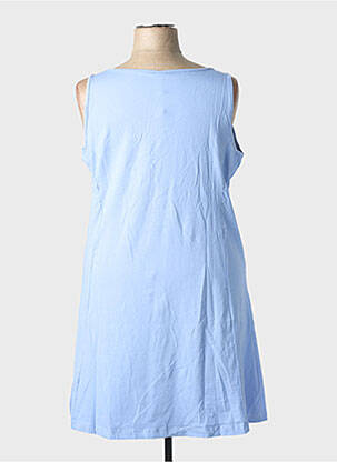 Robe mi-longue sans manche sans manche bleu SHEEGO femme