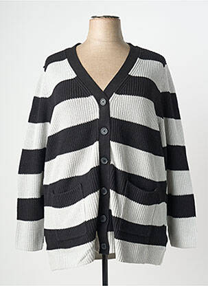 Gilet manches longues noir SHEEGO femme