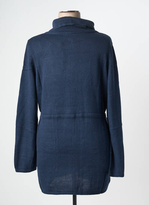 Gilet manches longues bleu SHEEGO femme