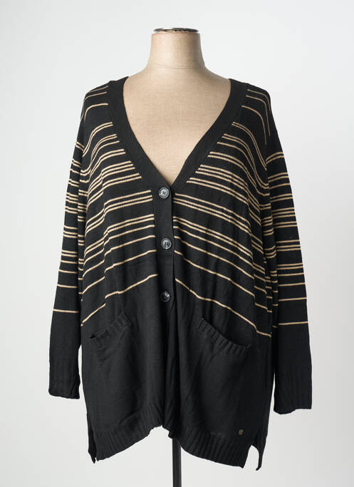 Gilet manches longues noir SHEEGO femme