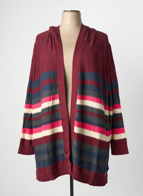 Gilet manches longues rouge SHEEGO femme