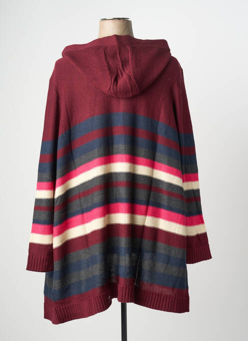 Gilet manches longues rouge SHEEGO femme