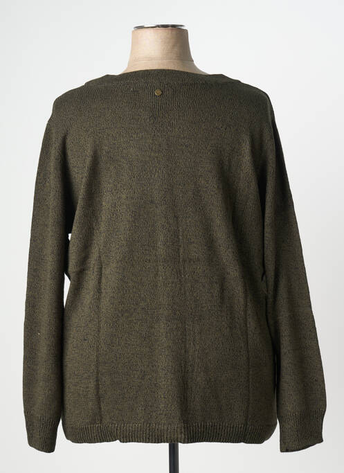 Gilet manches longues vert SHEEGO femme