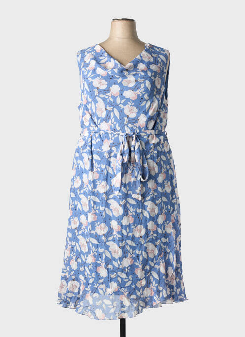 Robe mi-longue bleu SHEEGO femme