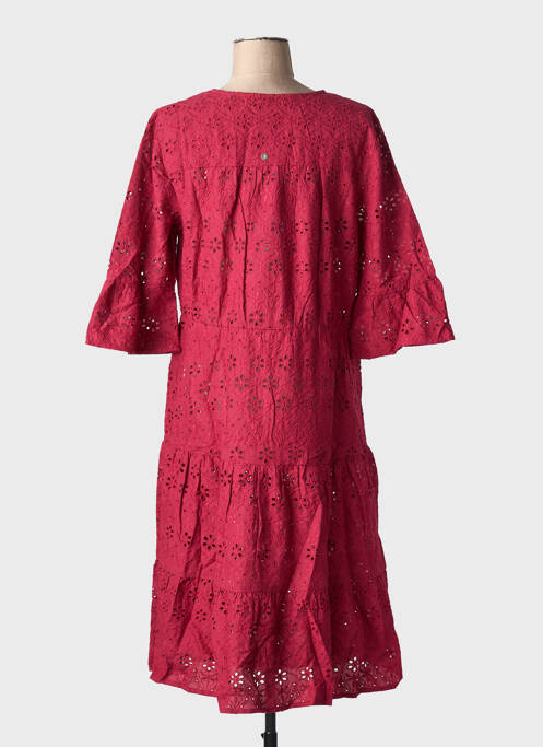Robe mi-longue rouge SHEEGO femme