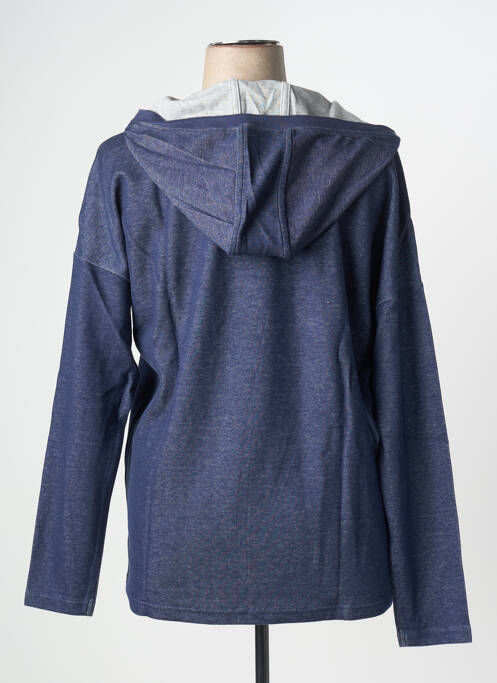 Sweat-shirt à capuche bleu SHEEGO femme