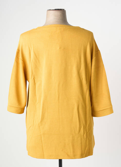 Sweat-shirt jaune TRIANGLE femme